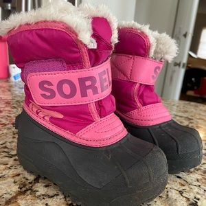 Sorel toddler snow commander booot